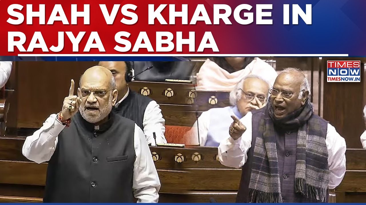 Amit Shah Vs Kharge In Parliament | Massive Clash In Rajya Sabha Over &lsquo;Vande Mataram&rsquo;, Watch