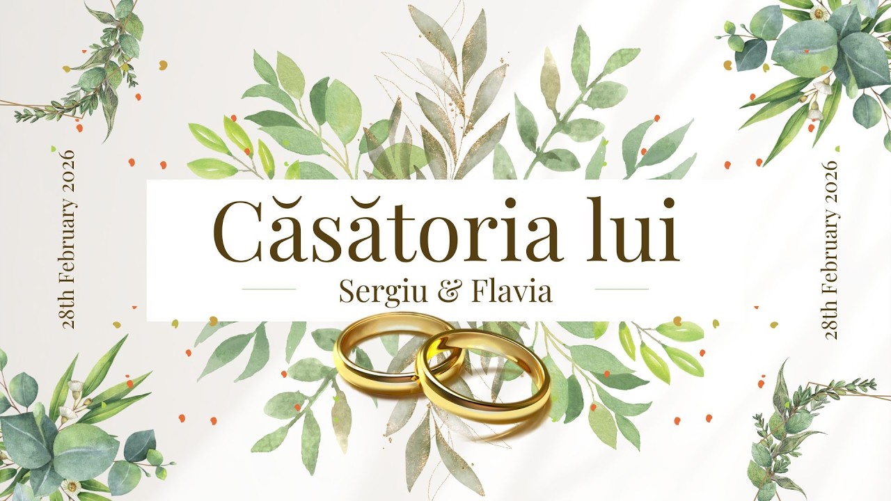 Căsătoria lui Flavia & Sergiu