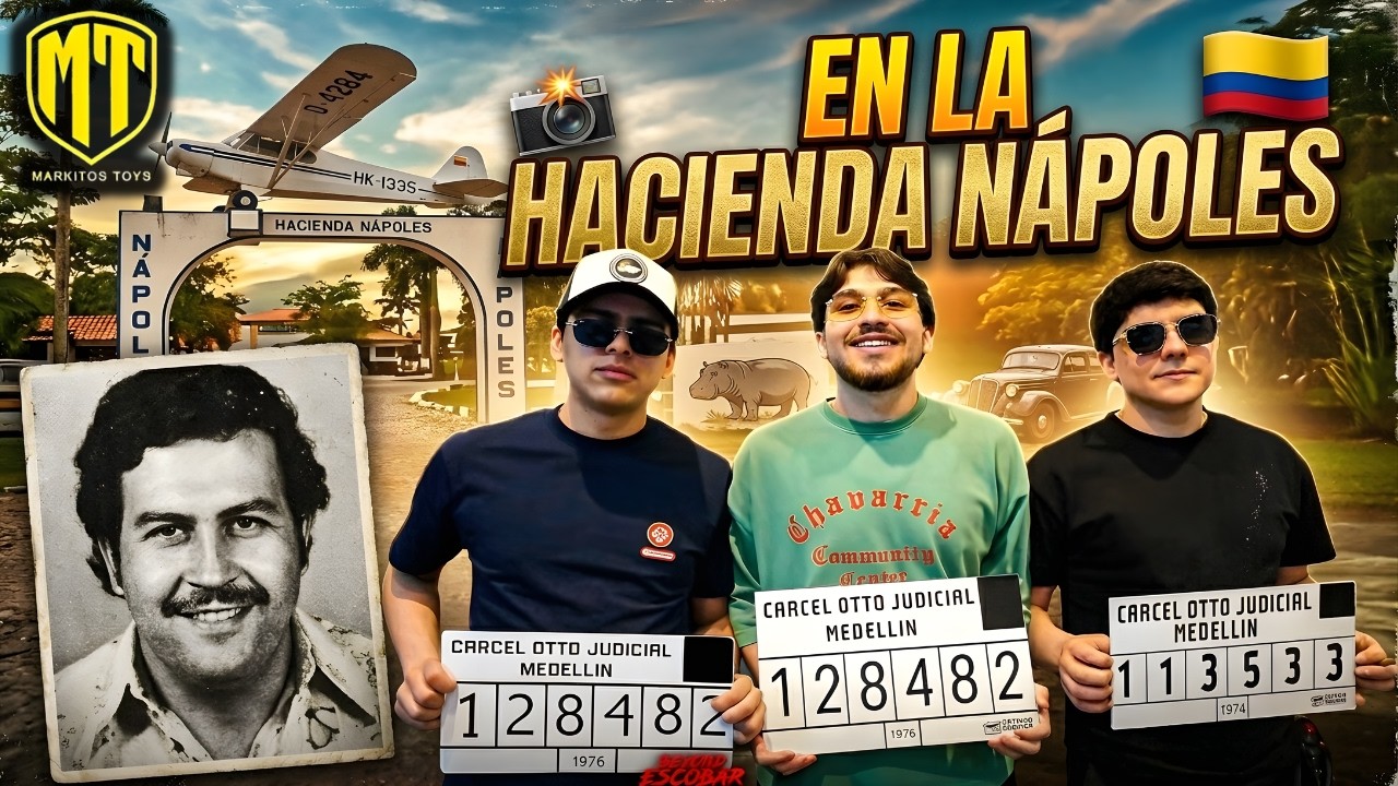 MARKITOS TOYS CONOCE A FAMILIA DE PABLO ESCOBAR