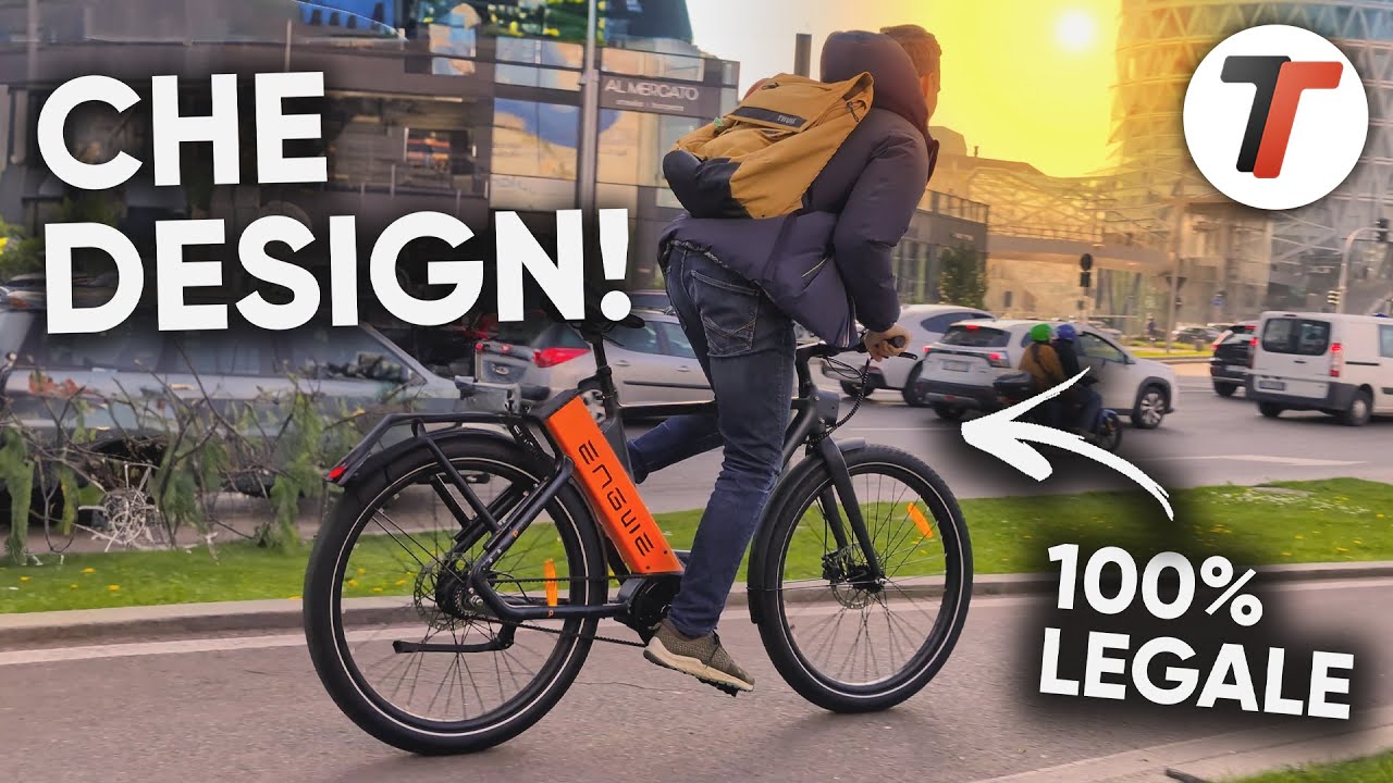 CHE LUSSO QUESTA BICI ELETTRICA da città: cinghia in carbonio e 260 Km di autonomia! Engwe P275 Pro