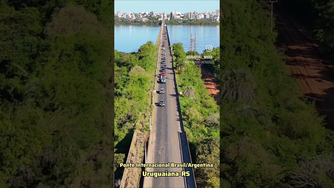 Ponte Internacional Brasil/Argentina em Uruguaiana-RS #fronteiradapaz #campanhagaucha #uruguaianars