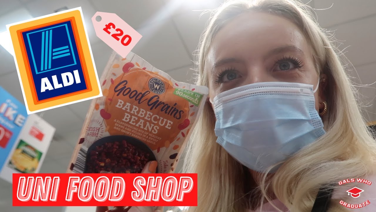 Student Weekly Food Shop At Aldi Under £20!!!!