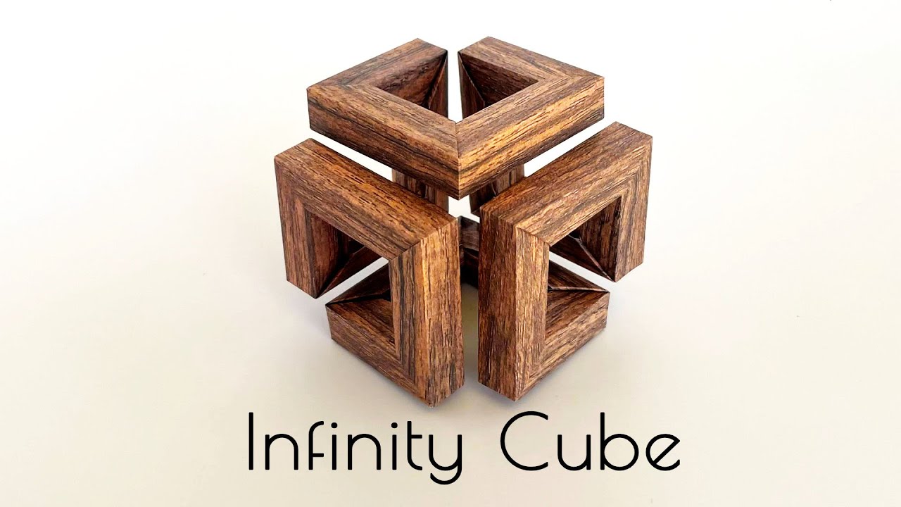 不思議な立体オーナメントの折り方- 折り紙 無限キューブ(音楽Ver.)  - Origami Infinity Cube  (Music only)