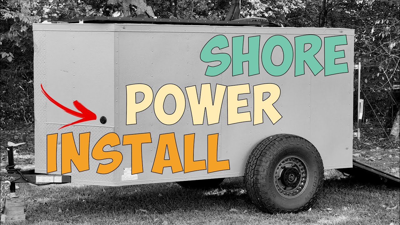 How to Install NOCO Shore Power | Overland Trailer Shore Power Install