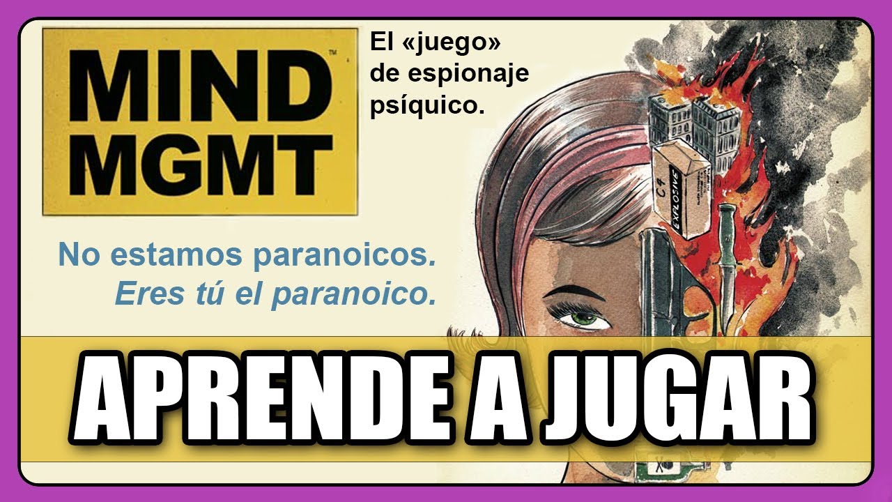 MIND MGMT - Cómo se juega - TUTORIAL - Juego de Mesa - unna