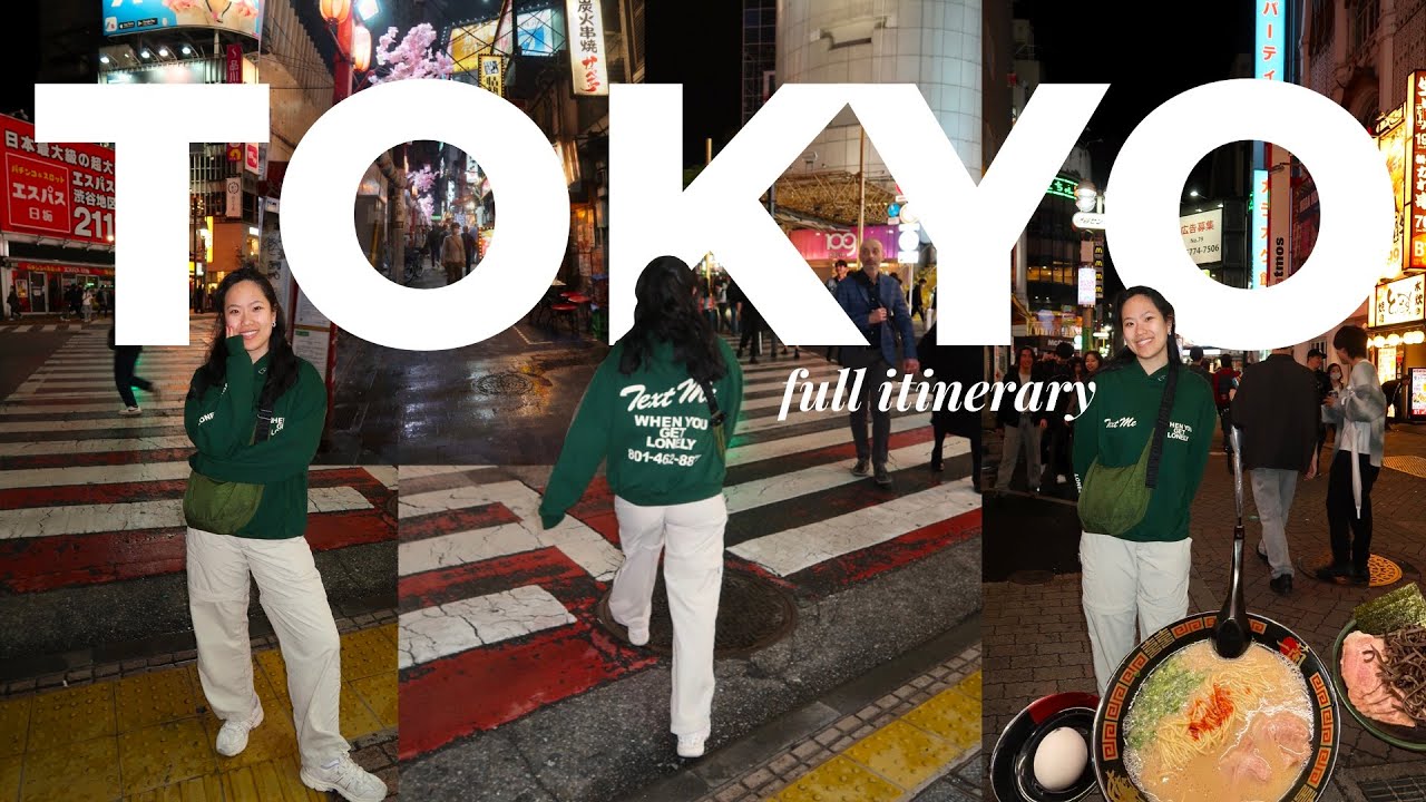 3 DAY TOKYO TRAVEL VLOG places to eat, things to do, and tips as a young traveler in her twenties