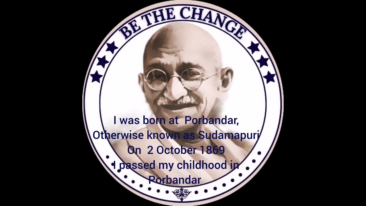M. K. Gandhi Birth Date and place #shortsyoutube #gandhi #mkgandhi #bethechange