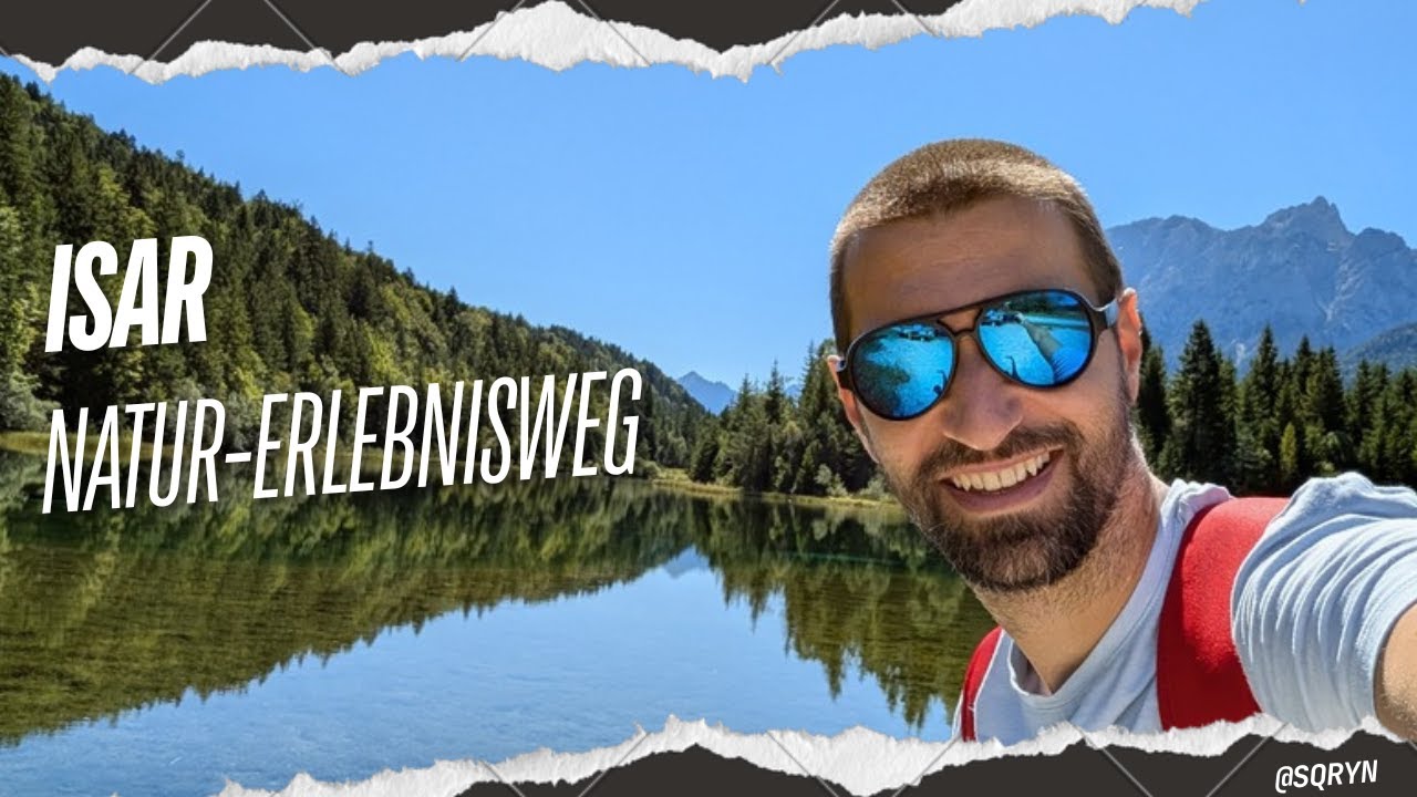 Hiking on Isar Natur Erlebnisweg near Garmisch-Partenkirchen