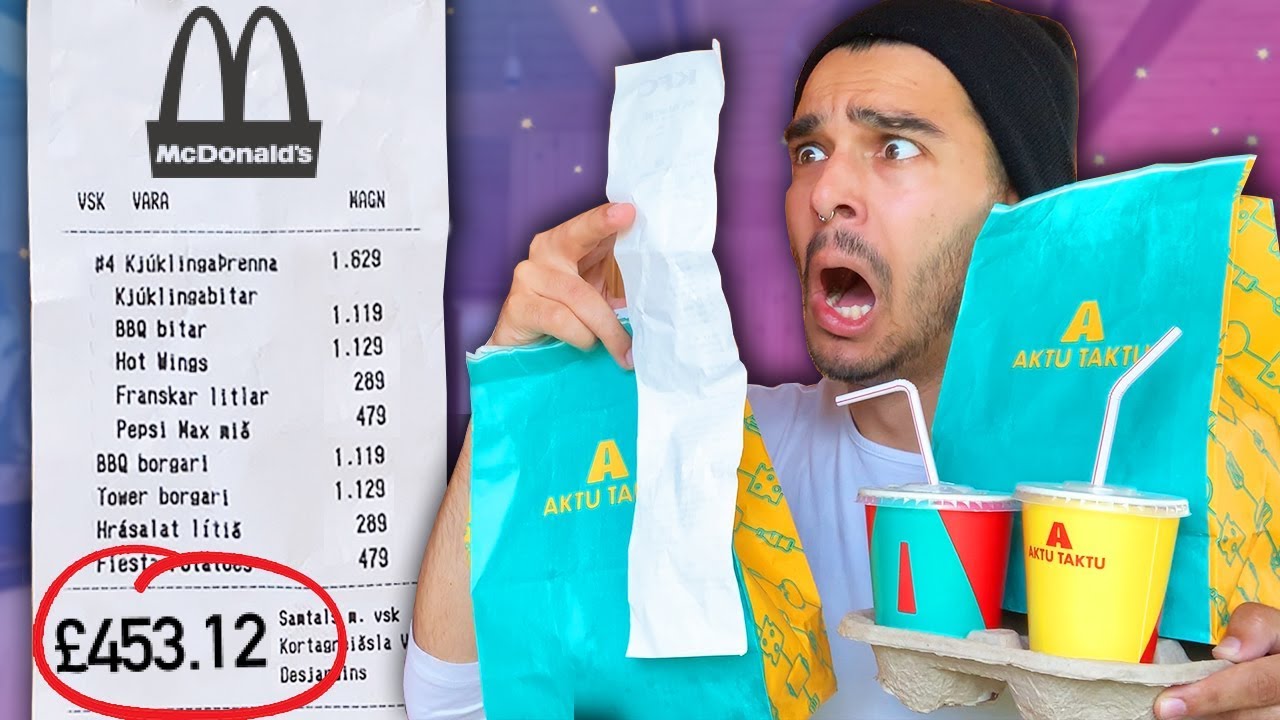 Letting Strangers DECIDE What i Eat for 24 Hours! (ICELAND EDITION) FOOD CHALLENGE