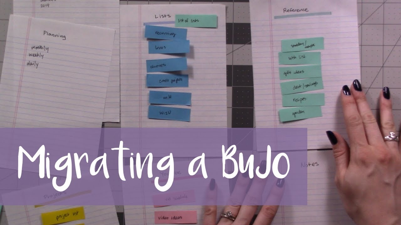 How I Migrate Collections to a New BuJo