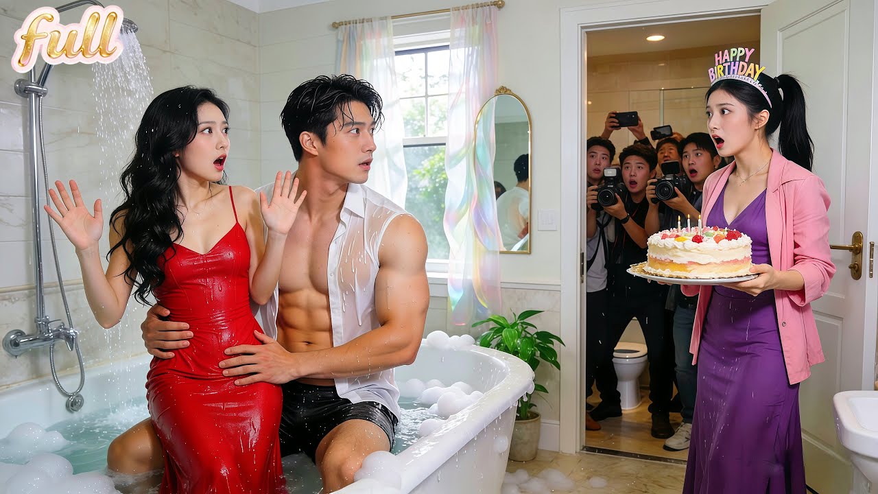 CEO Husband Bathing W/ Mistress, Unexpectedly I Fake Bday Surprise Bring Reporters—Expose Scandal!