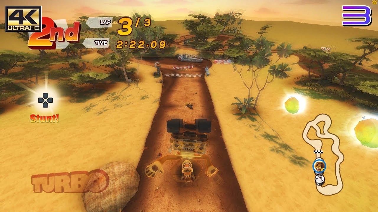 Madagascar Kartz - PS3 Gameplay 4K 2160p! (RPCS3)