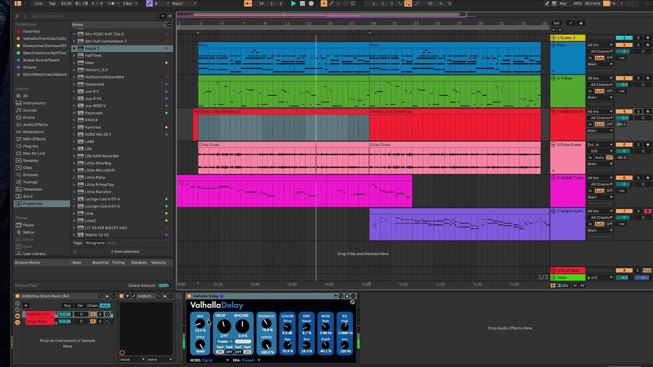 Mess Around and make some music recording in Koala on Mac