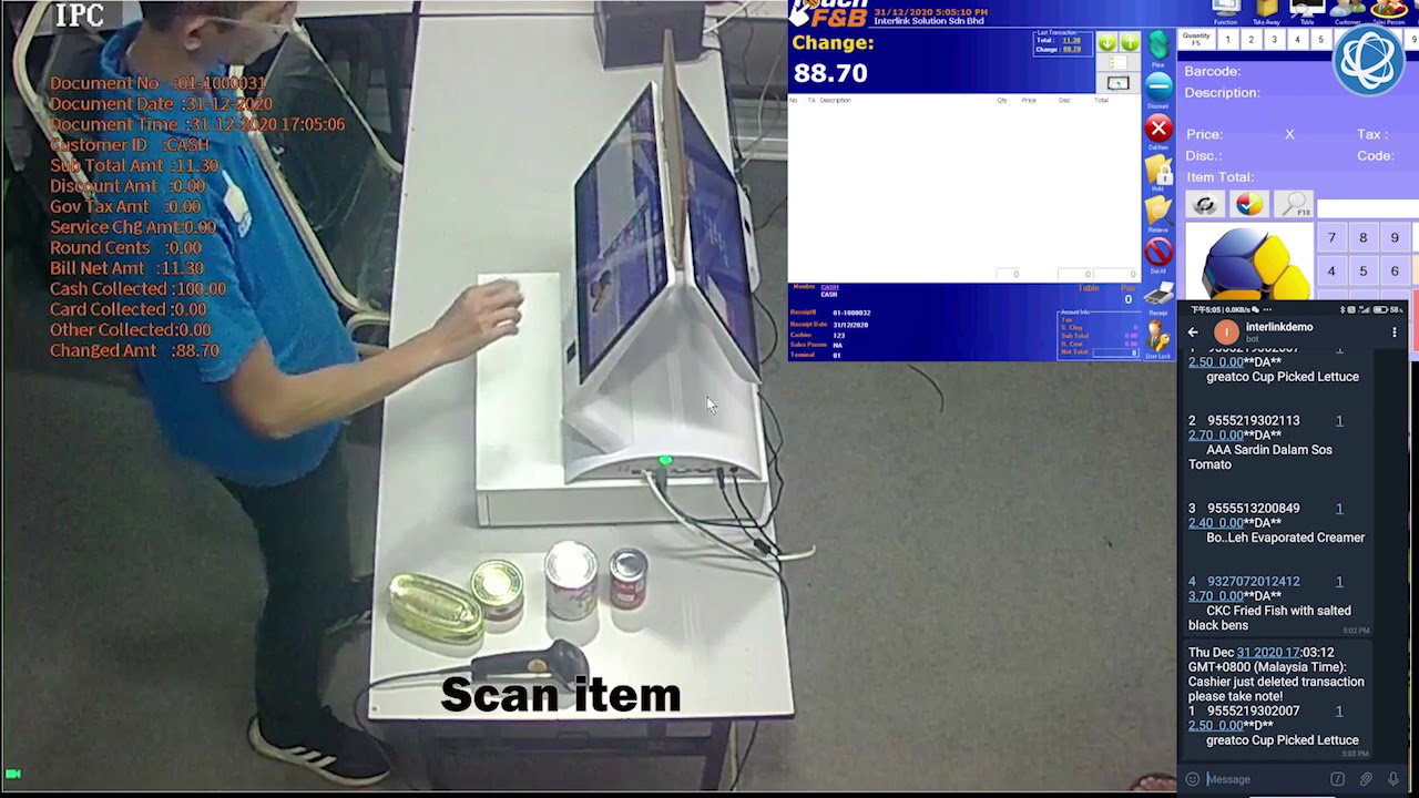 Interlink POS Integration CCTV and IOT