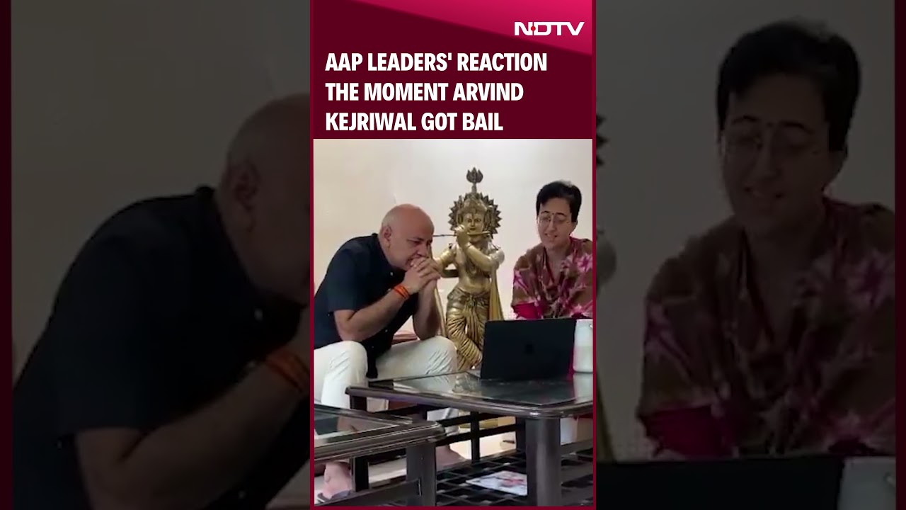 AAP Leaders' Reaction The Moment Arvind Kejriwal Got Bail