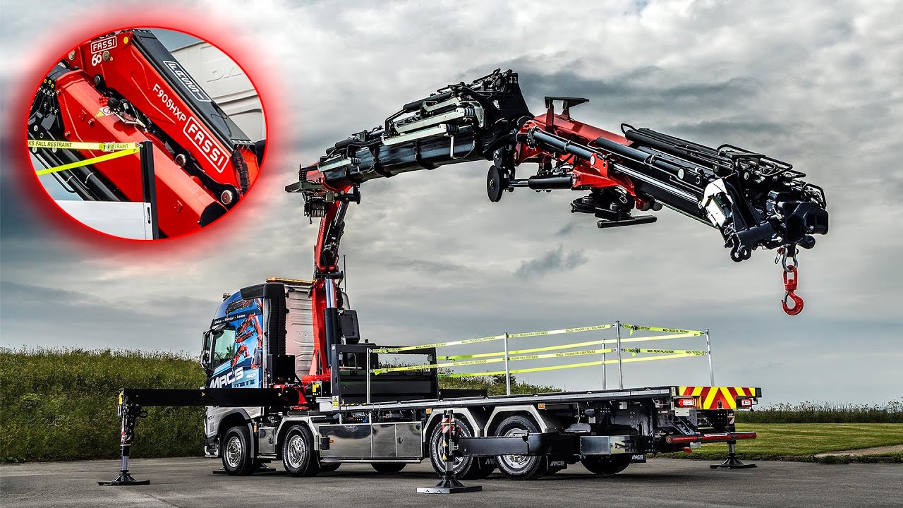 You’ve NEVER Seen Crane Trucks Like These Before… (FASSI F905 Reveal!)