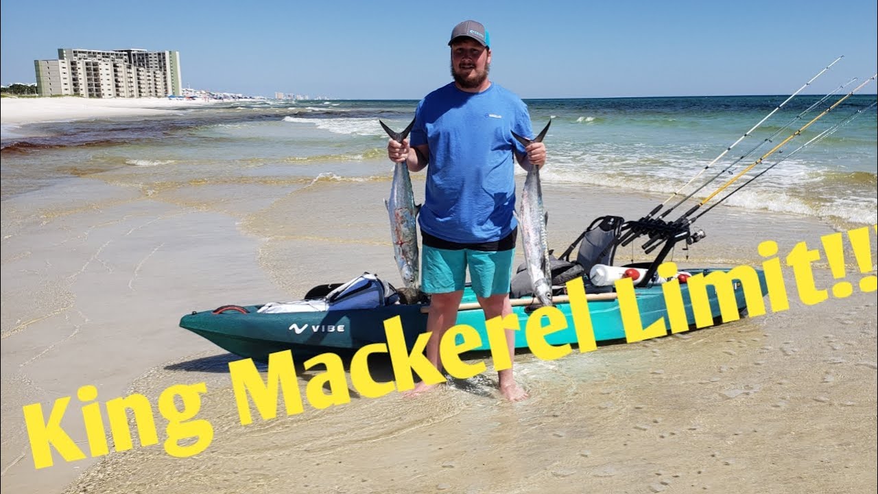 King Mackerel Fishing Panama City Beach In a Vibe Seaghost 110 and Vibe Yellowfin120.