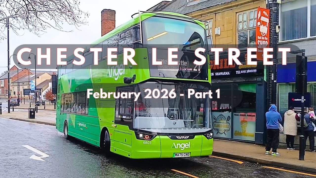 Chester le Street Buses - Feb 2026 - Go North East, Northstar, Arriva, Nexus - Part 1 #busspotting