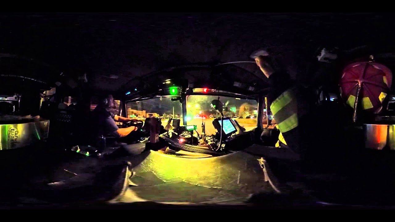 360 Degree Fire Truck responding to a call