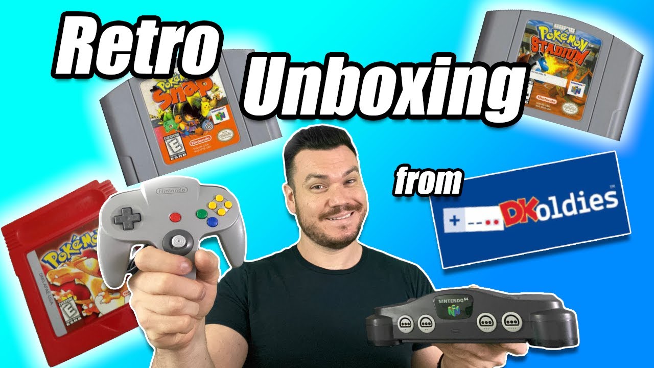 Retro Pokemon Unboxing from DK Oldies! Classic Pokemon Game Collection