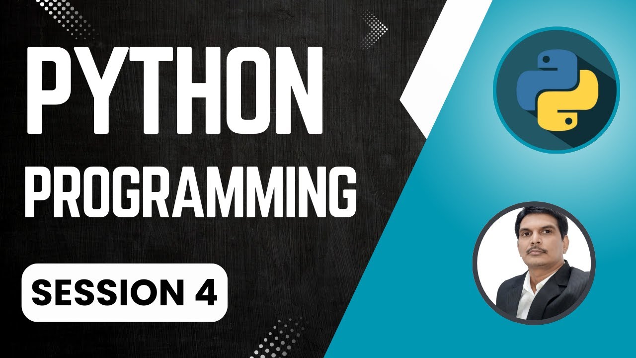 Session 4- Python Programming for Selenium