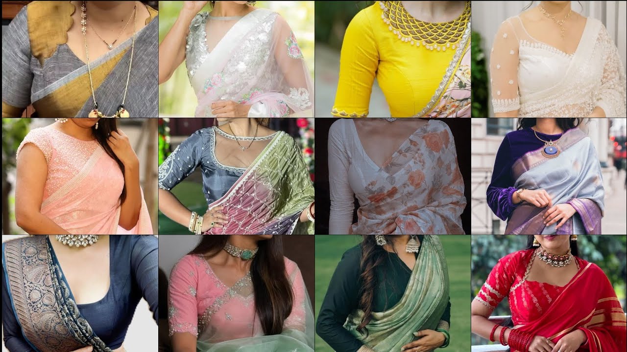 Blouse front neck designs new model/Front neck designs for blouse latest/Front neck blouse designs