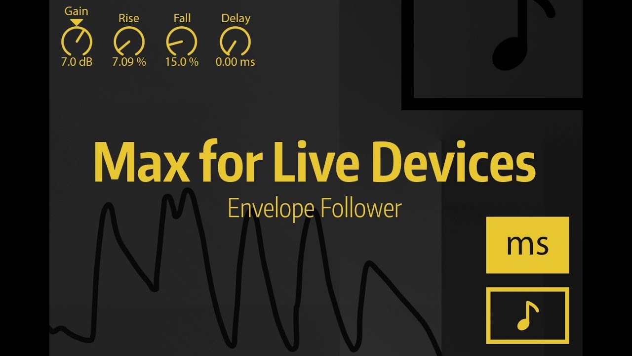 Ableton Live Tutorial - Max for Live Devices - Envelope Follower