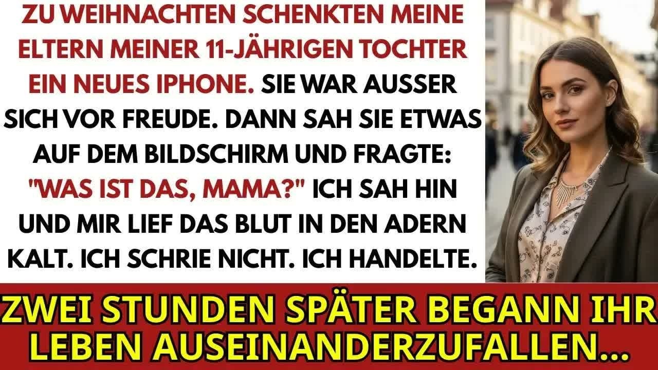 Zu Weihnachten Gaben Meine Eltern Meiner Tochter Ein Iphone  Ich Sah Es An Und Rief Die Polize