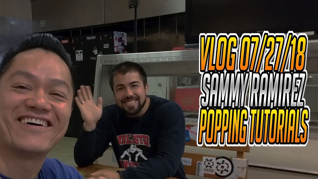 Vlog - Popping Dance Tutorial Day with Sammy Ramirez
