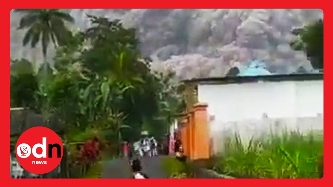 Locals Flee DEADLY Volcano Eruption in Indonesia