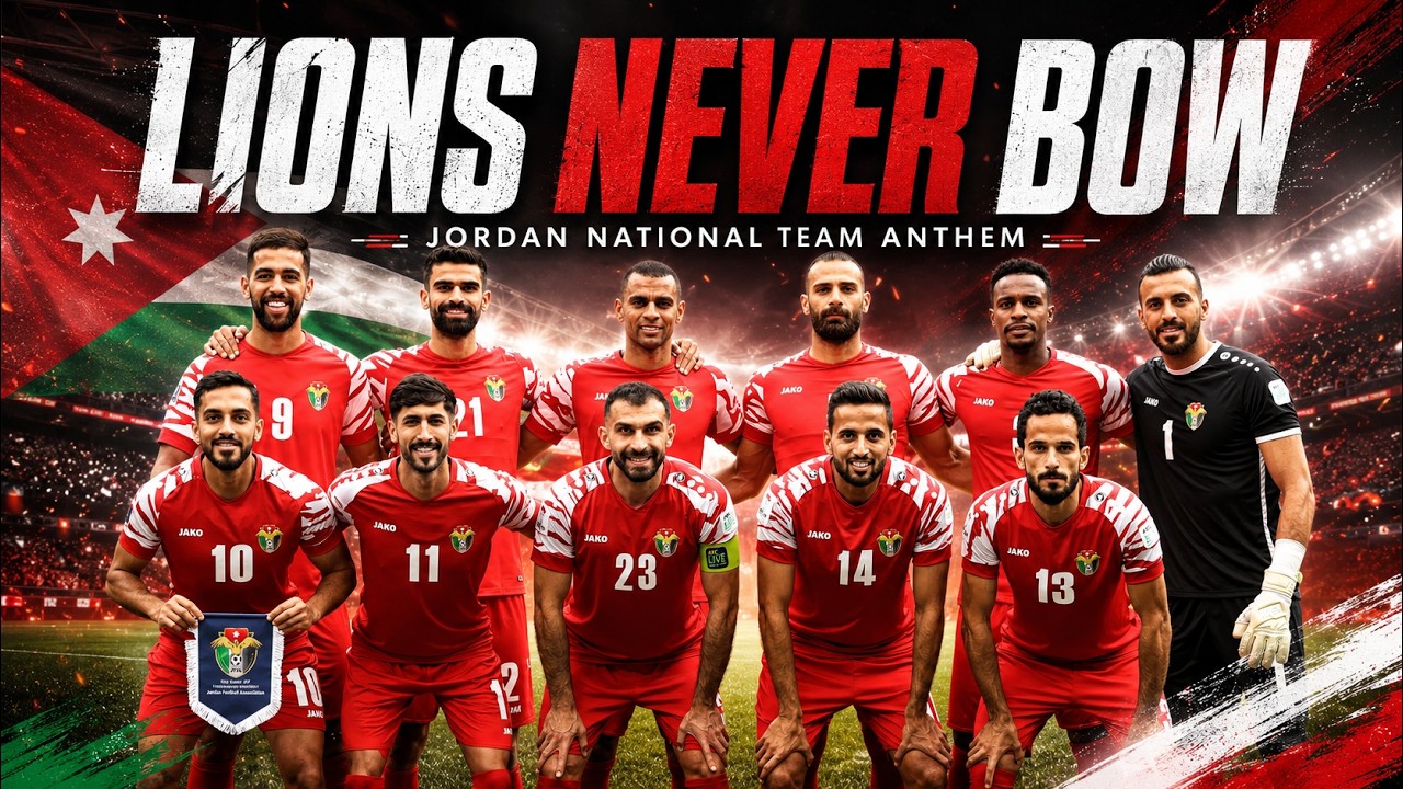 Jordan National Team Anthem 2026 &ndash; Lions Never Bow | Nashama World Cup Song ⚽🇯🇴