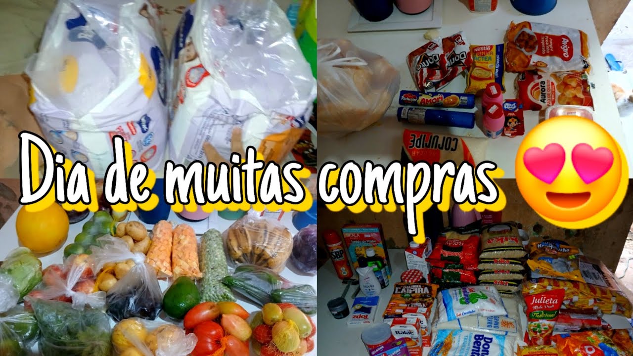 DIA DE MUITAS COMPRAS 😍