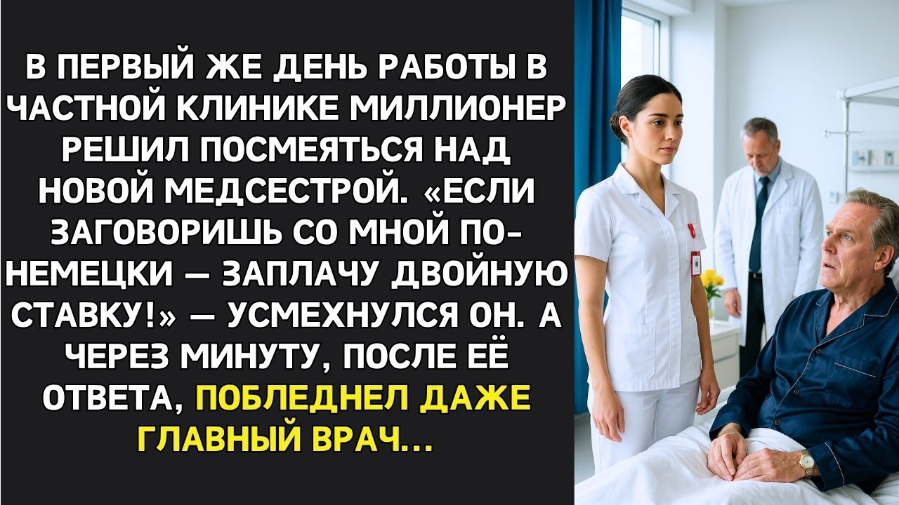 Если заговоришь по-немецки  заплачу вдвое!  усмехнулся миллионер. Через минуту он побледнел...