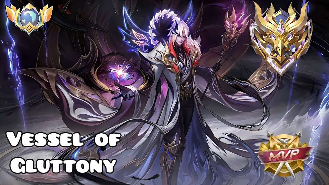 CECILION SOUL VESSELS SKIN VESSEL OF GLUTTONY GAMEPLAY @MobileLegends5v5MOBA #mlbb #mobilelegends