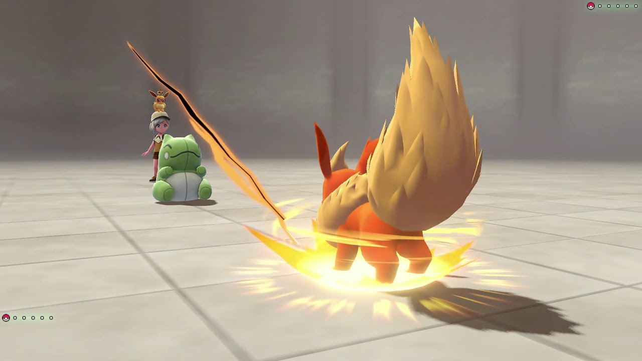 Pokemon Lets Go Eevee - Master Trainer Flareon