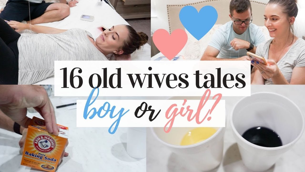 OLD WIVES TALES GENDER PREDICTION TESTS | BAKING SODA TEST, CABBAGE TEST, RING TEST 👶🏼🍼💖💙