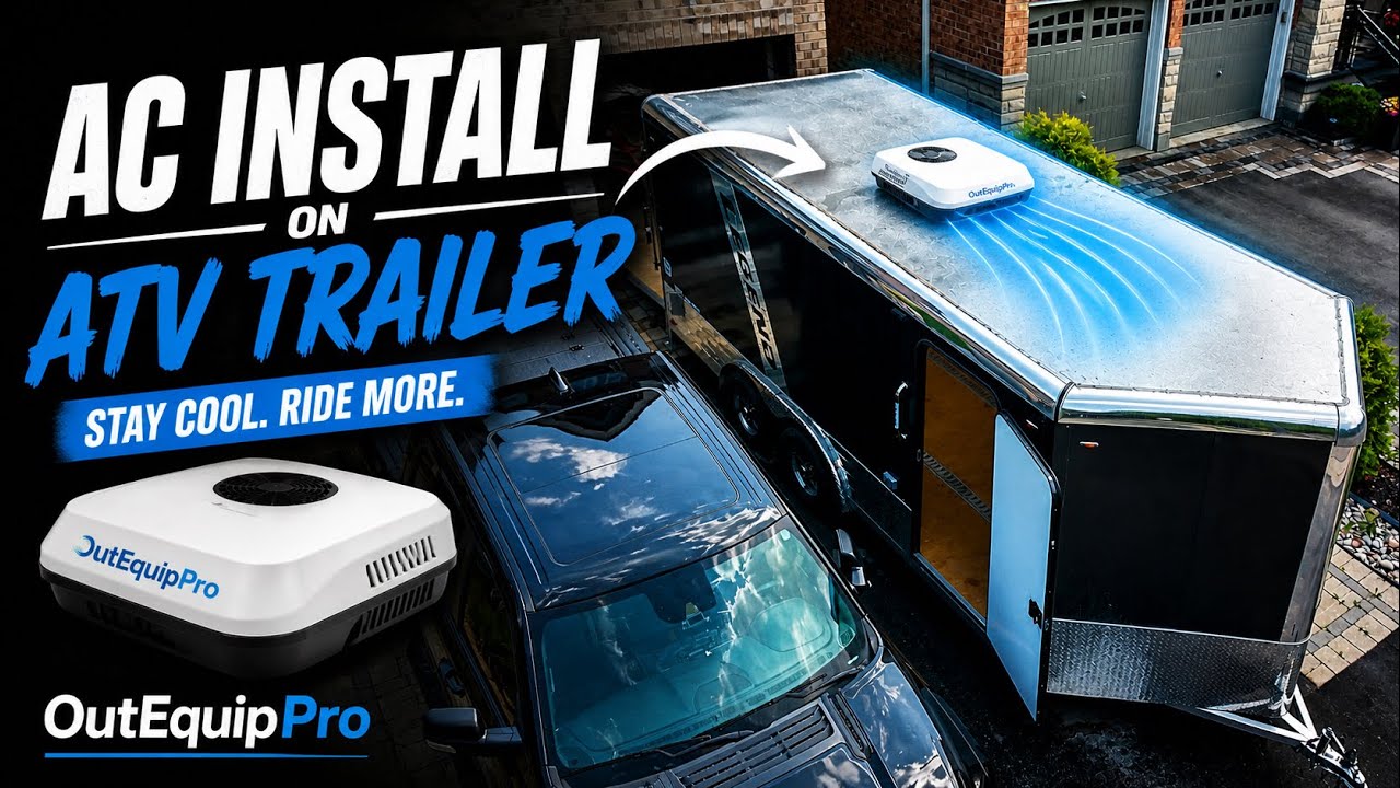 Air Conditioning In An ATV Trailer? YES!! 🥶 OutEquipPro 12V AC Install