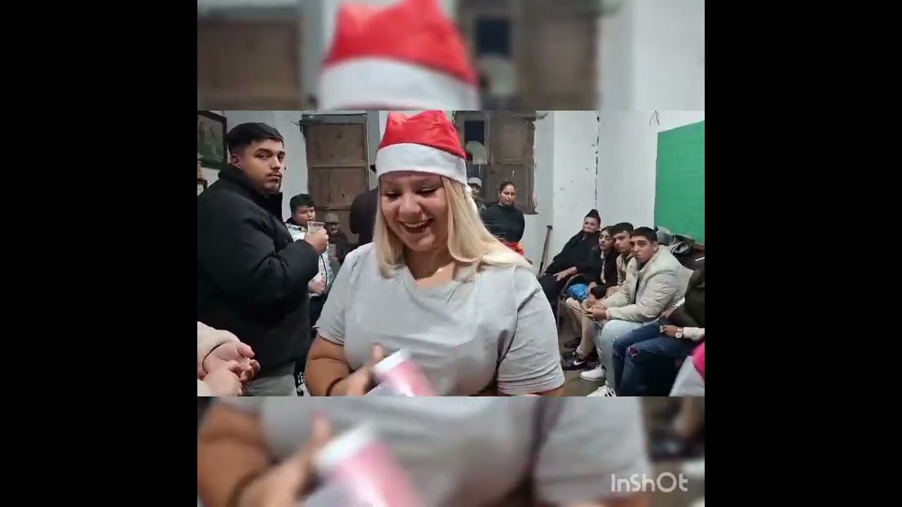 Gitanos de rabade La Familia Cortiñas haciendo el amigo invisible 