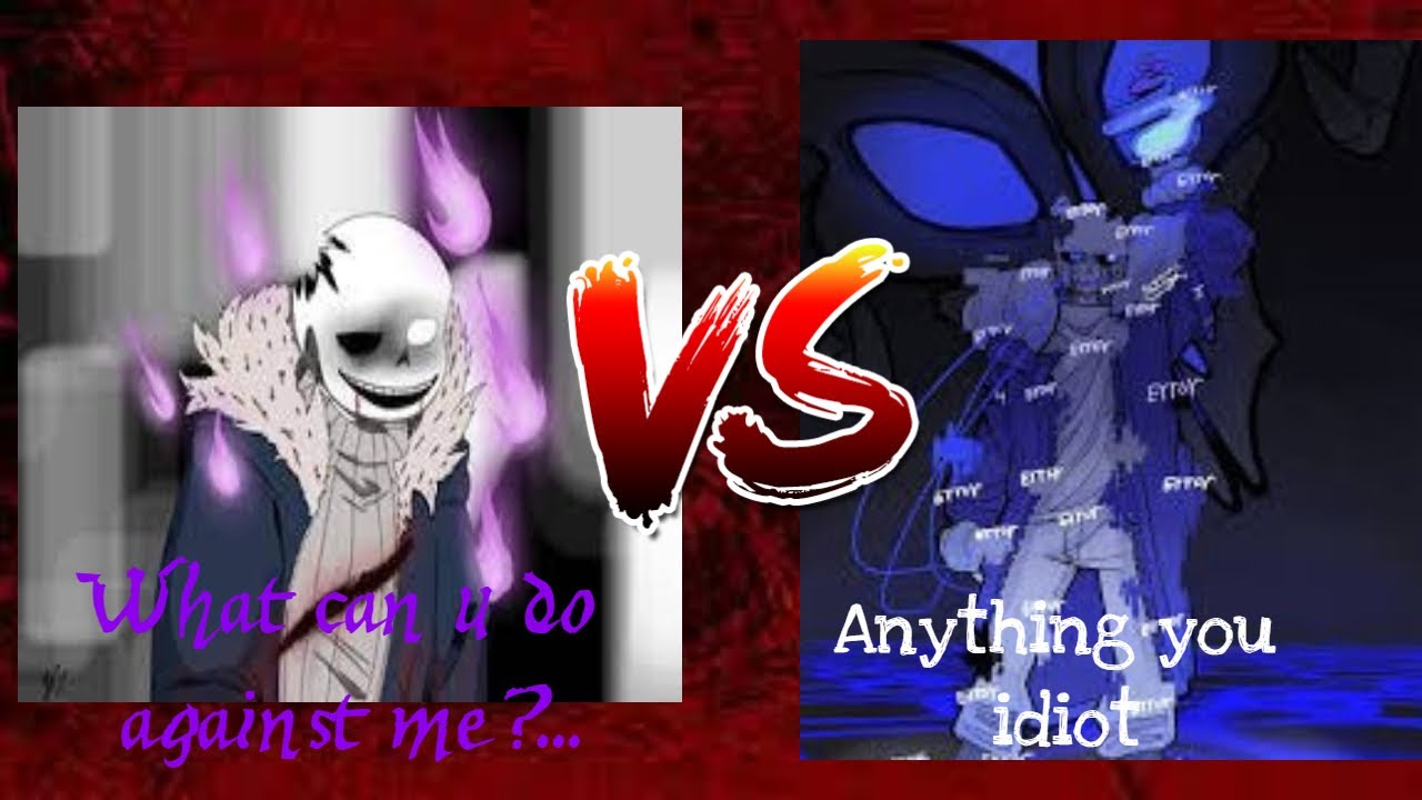 [ Infected Vs Error 404 Fight Video ] Undertale Timeline Collapse