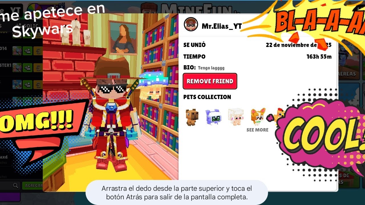 Mr.Elias_YT me aparece en skywars/salió pero muy bien