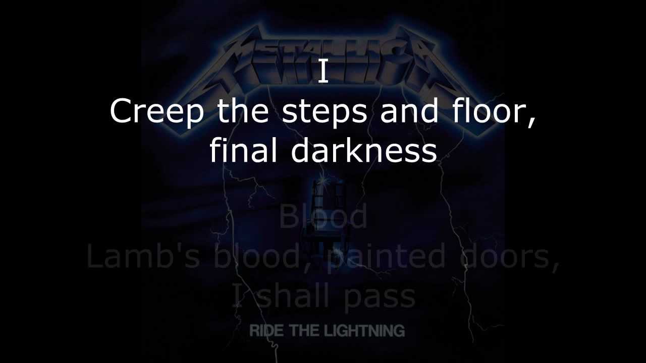 Metallica - Creeping Death Lyrics (HD)