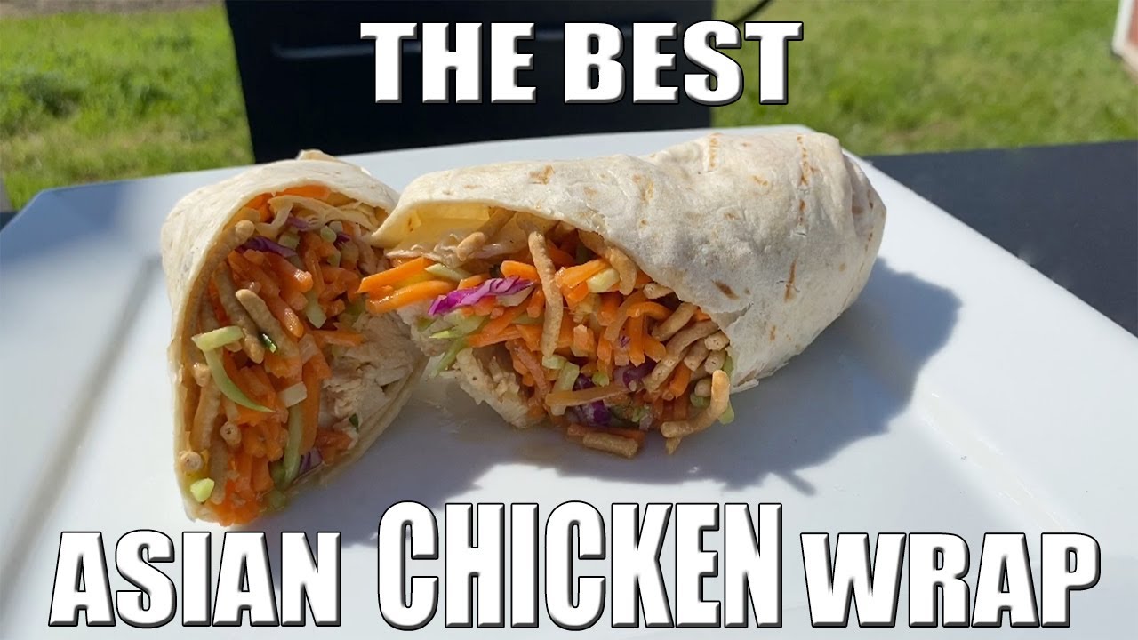 The Best Most Addicting Asian Chicken Wrap