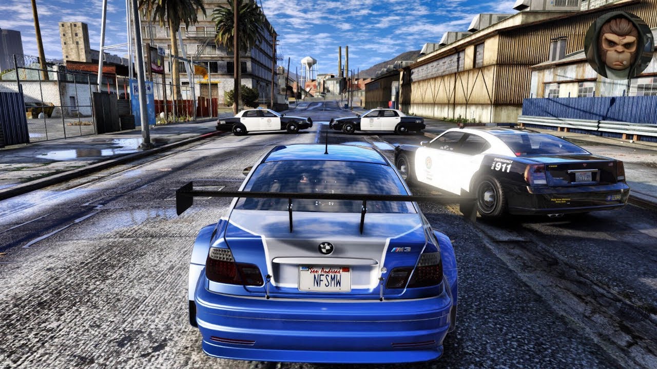 ► GTA 6 Graphics - BMW M3 NFS MW! ✪ M.V.G.A. - Gameplay! 2017 Realistic Graphics MOD 60FPS