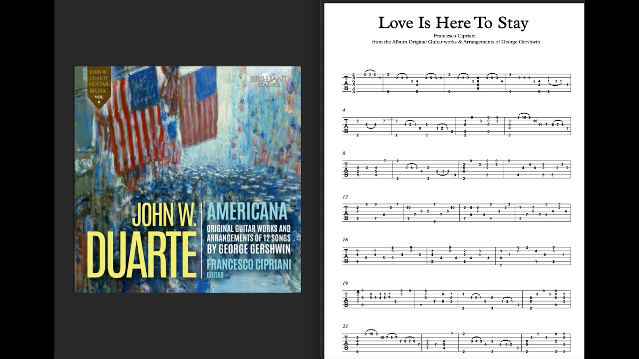 Love Is Here To Stay - Franceco Cipriani (Transcription)