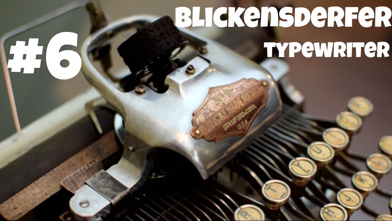 Rare 1912 Blickensderfer #6 Typewriter