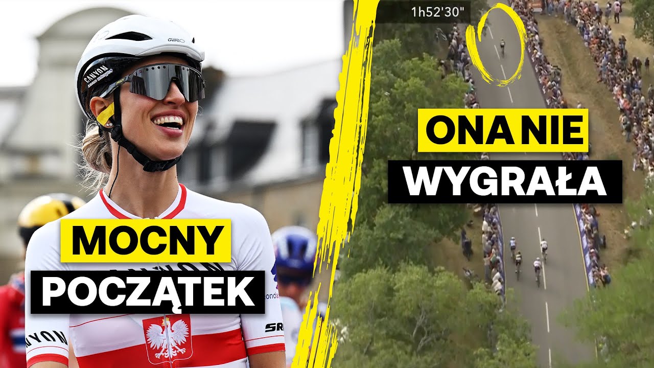 Świetny start NIEWIADOMEJ, zwycięstwo na ostatniej prostej | Skrót 1. etapu Tour de France Femmes