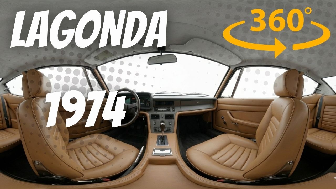 Aston Martin Lagonda 1974 in a VR 360 vedio
