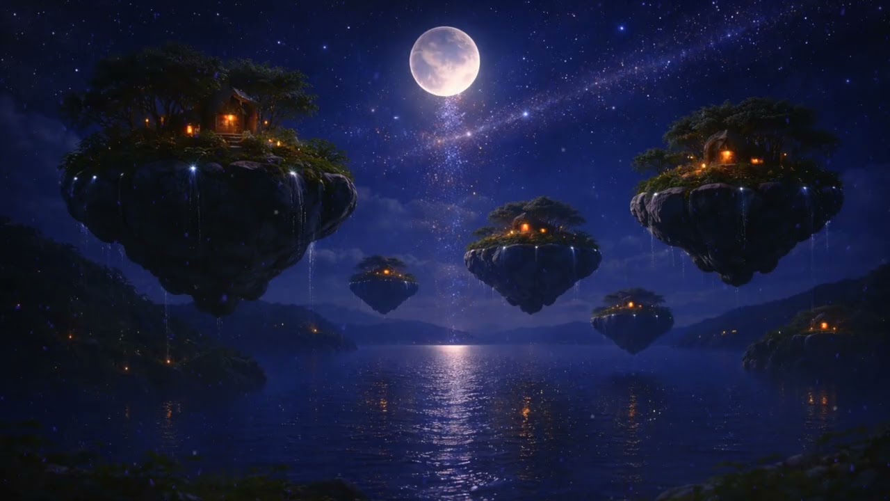 Insomnia Relief in a Floating Moonlit Sanctuary ✧ Drift Into Deep Sleep