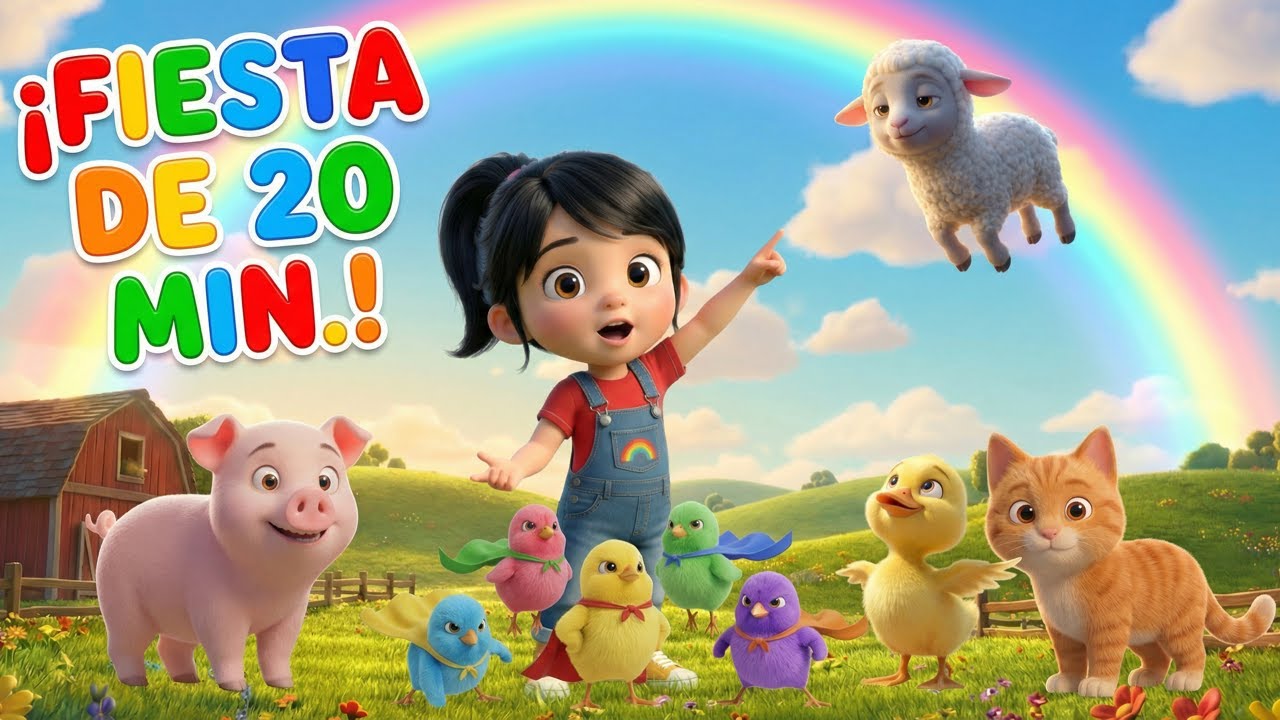 🚜 20 Minutos de Canciones de la Granja - Mix Nuevos Éxitos con Clarita