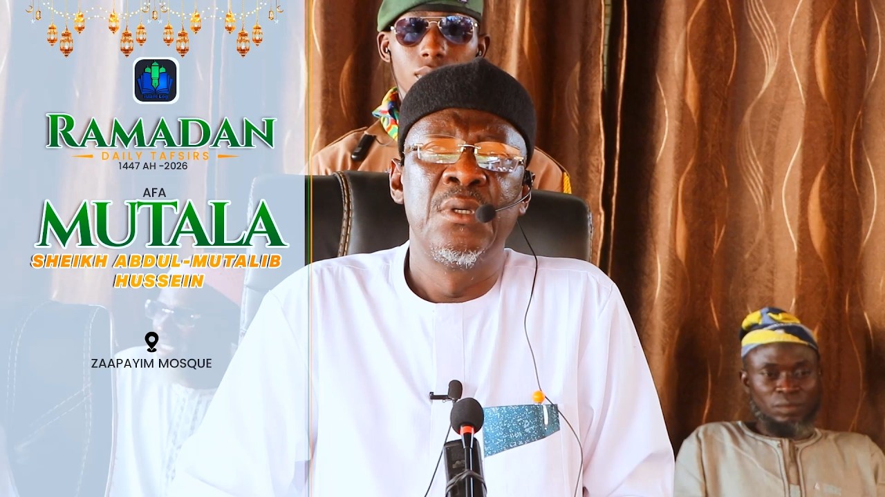 day 20 - AFA MUTALA - RAMADAN TAFSIR 1447 AH (2026) || iSLAMLOG ||Official